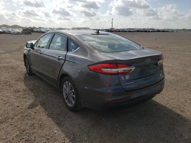 Photo 3 from auction – 2020 FORD FUSION SE with VIN 3FA6P0HD3LR202791