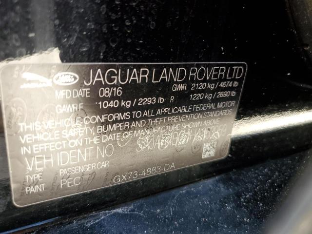 Photo 10 from auction – 2017 JAGUAR XE with VIN SAJAR4BG1HA963959