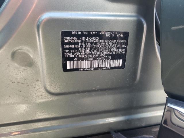 Photo 10 from auction – 2015 SUBARU FORESTER 2 with VIN JF2SJAWC6FH487519