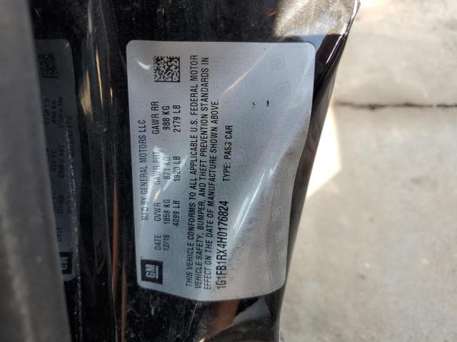 Photo 10 from auction – 2017 CHEVROLET CAMARO LT with VIN 1G1FB1RX4H0176824