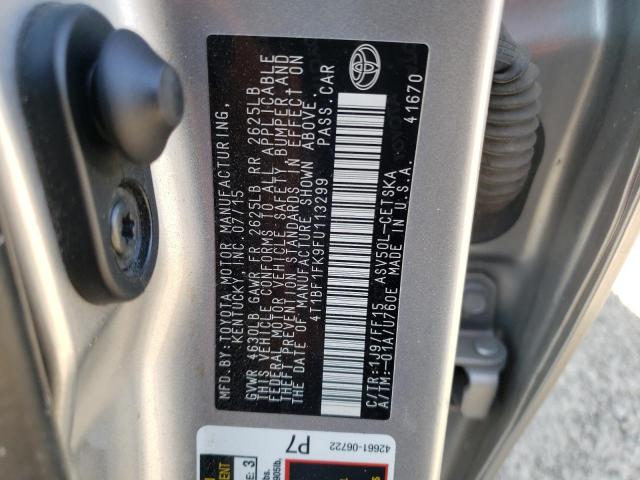 Photo 10 from auction – 2015 TOYOTA CAMRY LE with VIN 4T1BF1FK9FU113299