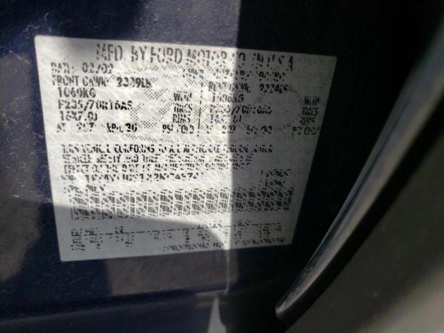 Photo 10 from auction – 2002 FORD ESCAPE XLT with VIN 1FMYU031X2KC48741
