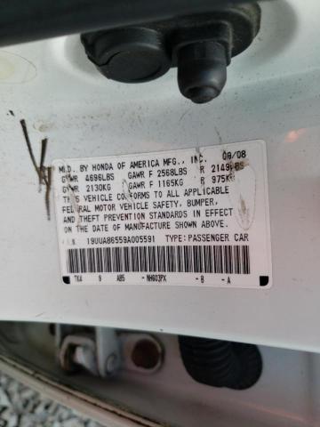 Photo 10 from auction – 2009 ACURA TL with VIN 19UUA86559A005591