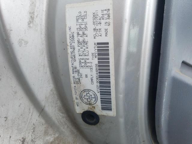Photo 9 from auction – 2002 TOYOTA SIENNA CE with VIN 4T3ZF19C02U440498