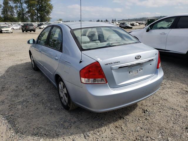 Photo 3 from auction – 2007 KIA SPECTRA EX with VIN KNAFE121175438527