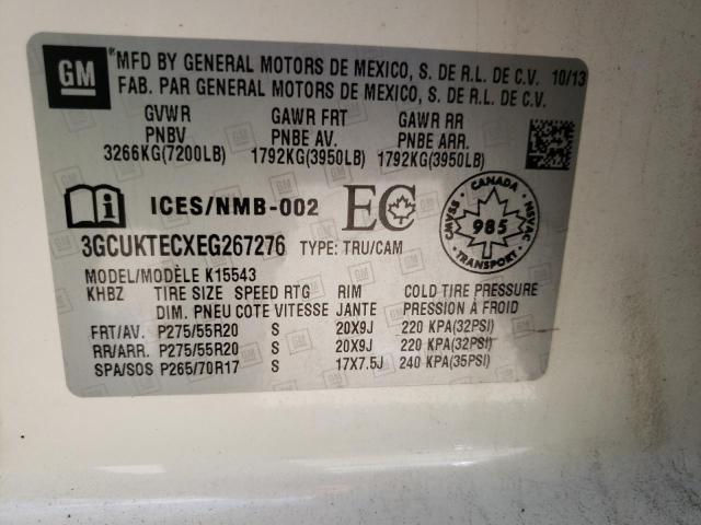 Photo 10 from auction – 2014 CHEVROLET SILVERADO with VIN 3GCUKTECXEG267276