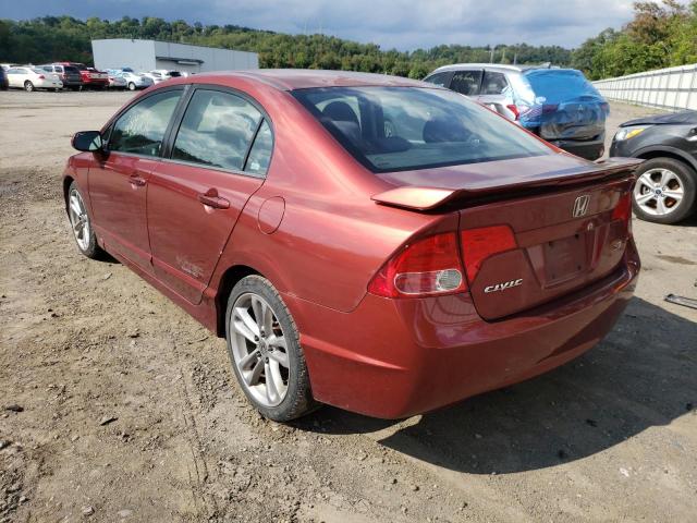 Photo 3 from auction – 2008 HONDA CIVIC SI with VIN 2HGFA55508H704944