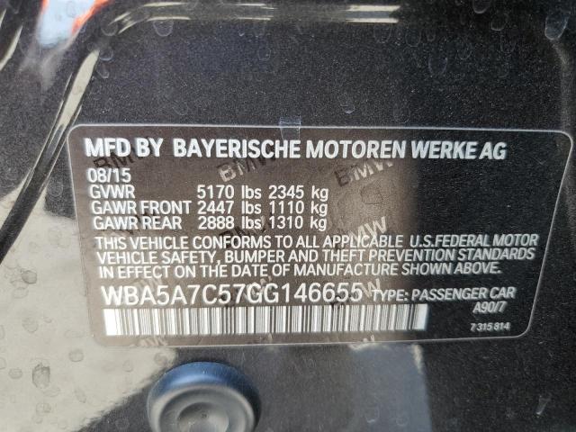 Photo 10 from auction – 2016 BMW 528 XI with VIN WBA5A7C57GG146655