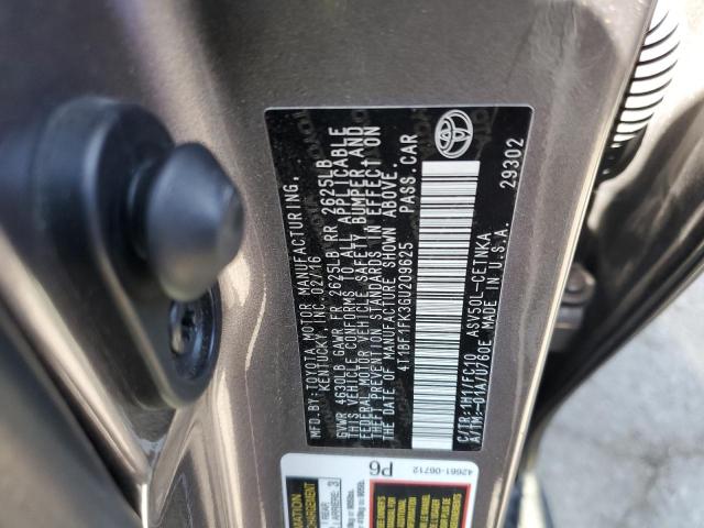 Photo 10 from auction – 2016 TOYOTA CAMRY LE with VIN 4T1BF1FK3GU209625