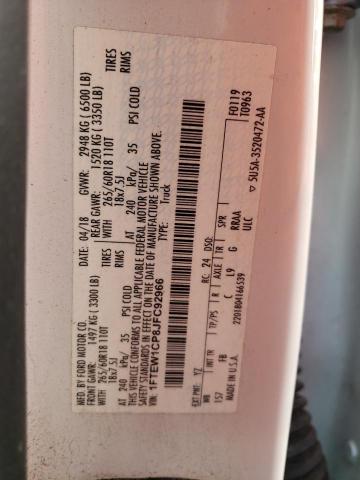 Photo 10 from auction – 2018 FORD F150 SUPER with VIN 1FTEW1CP8JFC92966