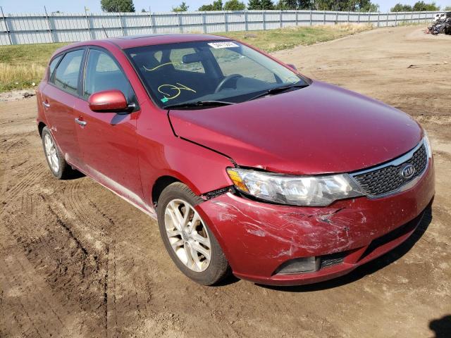 KIA FORTE EX 2012 with VIN KNAFU5A22C5557976 - Photo from auction