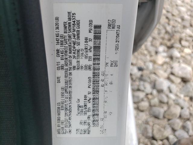 Photo 10 from auction – 2015 FORD FIESTA SE with VIN 3FADP4EJ4FM184375