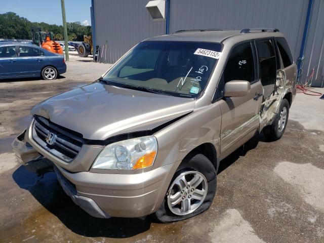 Photo 2 from auction – 2004 HONDA PILOT EX with VIN 2HKYF18474H599521