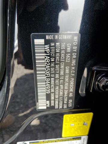 Photo 10 from auction – 2015 PORSCHE MACAN S with VIN WP1AB2A5XFLB44939