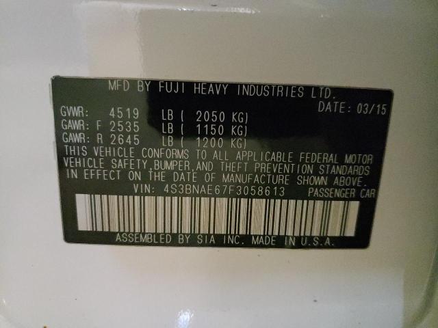 صورة رقم 10 من المزاد - 2015 SUBARU LEGACY 2.5 مع VIN 4S3BNAE67F3058613
