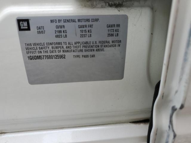 Photo 10 from auction – 2008 CADILLAC CTS with VIN 1G6DM577680125962