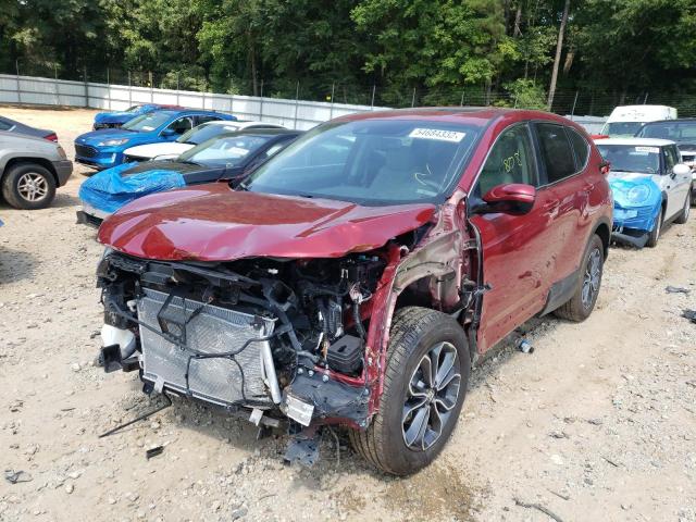 Photo 2 from auction – 2021 HONDA CR-V EXL with VIN 5J6RW2H8XML014269