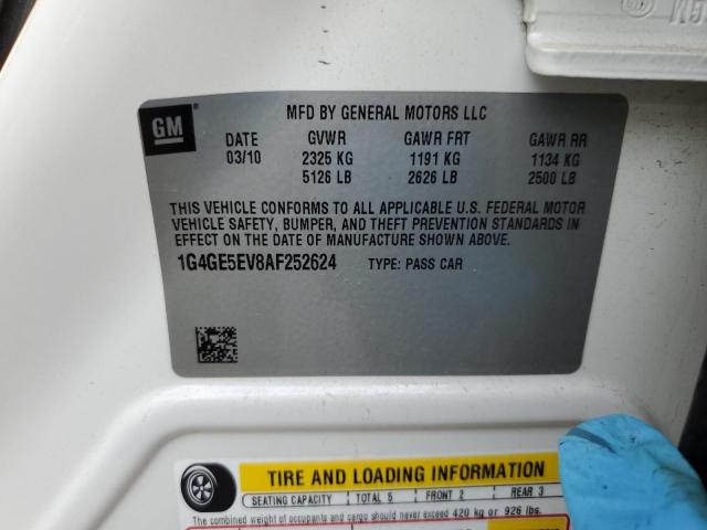 Photo 10 from auction – 2010 BUICK LACROSSE C with VIN 1G4GE5EV8AF252624