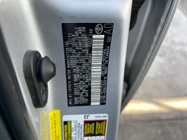 Photo 10 from auction – 2011 TOYOTA COROLLA BA with VIN 2T1BU4EE3BC598084