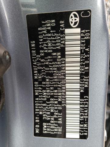 Photo 10 from auction – 2020 TOYOTA COROLLA LE with VIN 5YFEPRAE0LP104840