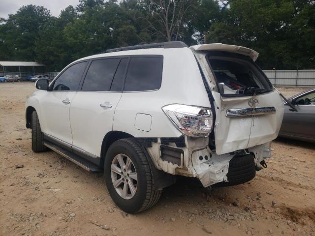 Photo 3 from auction – 2013 TOYOTA HIGHLANDER with VIN 5TDZA3EH0DS033121
