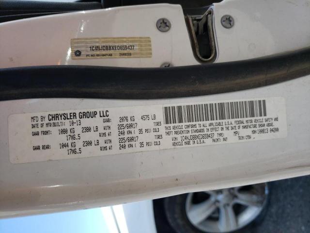 Photo 10 from auction – 2014 JEEP COMPASS SP with VIN 1C4NJDBBXED659437
