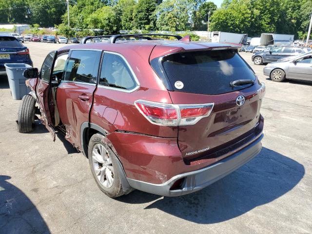 Foto 3 de la subasta – 2016 TOYOTA HIGHLANDER con VIN 5TDBKRFH6GS241962