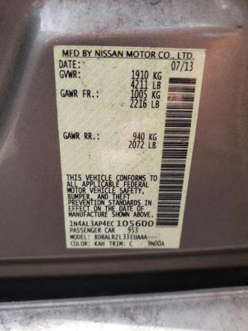 Photo 10 from auction – 2014 NISSAN ALTIMA 2.5 with VIN 1N4AL3AP4EC105600