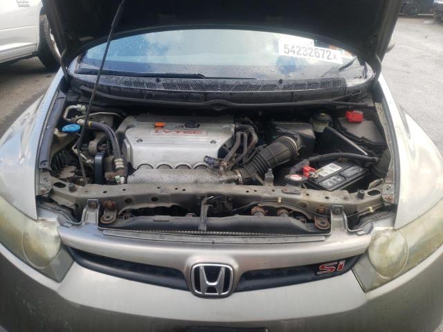 Photo 7 from auction – 2007 HONDA CIVIC SI with VIN 2HGFA555X7H703072