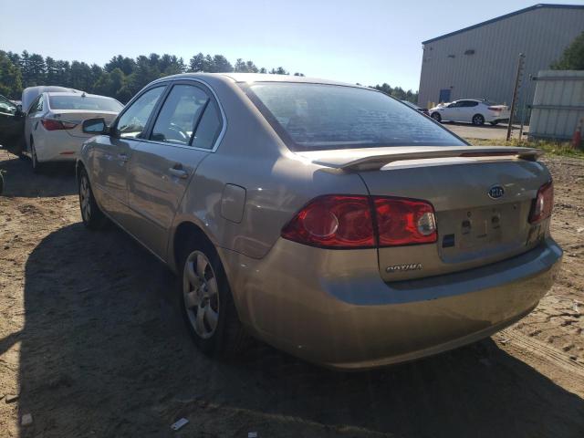 Photo 3 from auction – 2007 KIA OPTIMA LX with VIN KNAGE123675131411