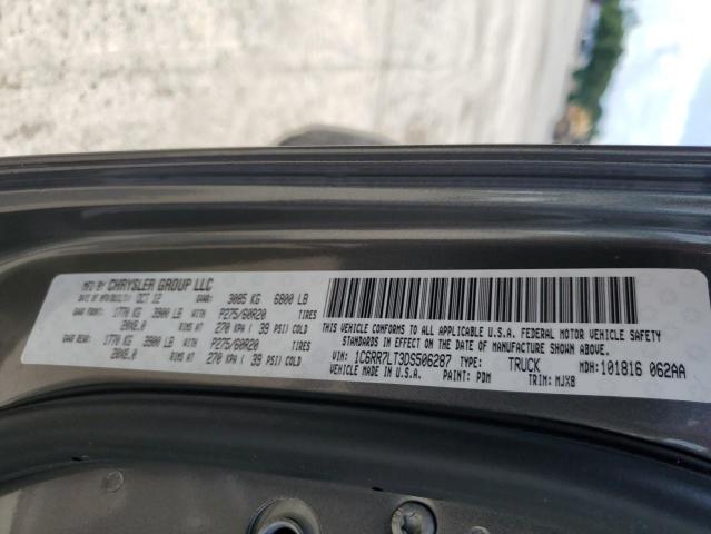 Photo 10 from auction – 2013 RAM 1500 SLT with VIN 1C6RR7LT3DS506287