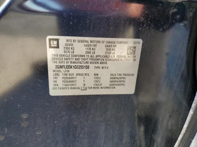 Photo 10 from auction – 2016 CHEVROLET EQUINOX LS with VIN 2GNFLEEK1G6255158