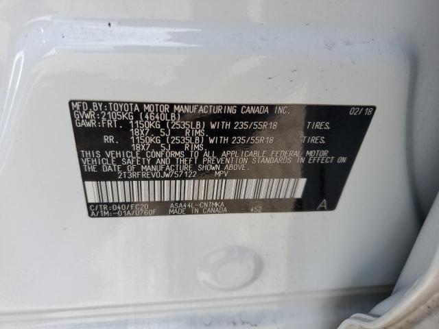 Photo 10 from auction – 2018 TOYOTA RAV4 ADVEN with VIN 2T3RFREV0JW757122