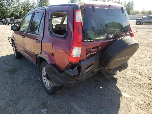 Photo 3 from auction – 2005 HONDA CR-V EX with VIN JHLRD78855C026651