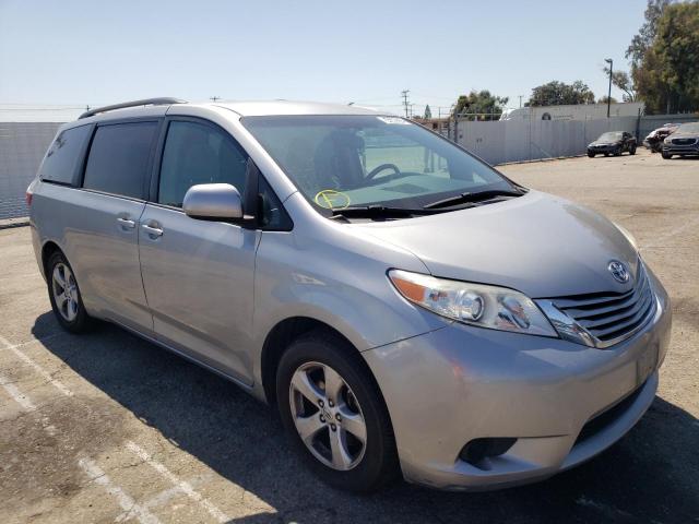 TOYOTA SIENNA LE 2017 with VIN 5TDKZ3DC0HS818583 - Photo from auction
