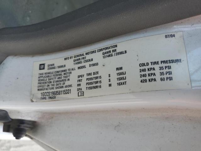 Photo 10 from auction – 2005 CHEVROLET COLORADO with VIN 1GCCS196858115331