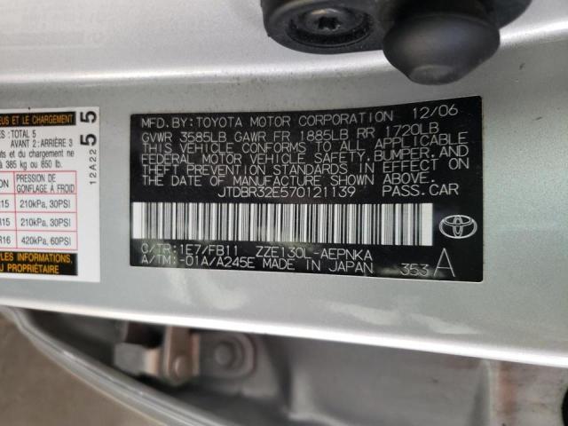 صورة رقم 10 من المزاد - 2007 TOYOTA COROLLA CE مع VIN JTDBR32E570121139