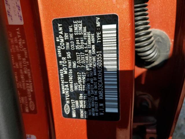 Photo 10 from auction – 2017 HYUNDAI TUCSON LIM with VIN KM8J3CA4XHU503551