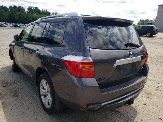 Photo 3 from auction – 2010 TOYOTA HIGHLANDER with VIN JTEDK3EH2A2163357
