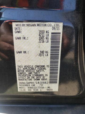 Photo 10 from auction – 2015 NISSAN ALTIMA 2.5 with VIN 1N4AL3AP9FC583982