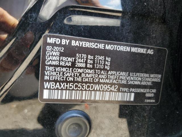 Photo 10 from auction – 2012 BMW 528 XI with VIN WBAXH5C53CDW09542