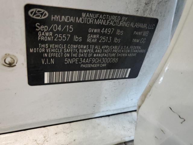 Photo 10 from auction – 2016 HYUNDAI SONATA SPO with VIN 5NPE34AF9GH300088