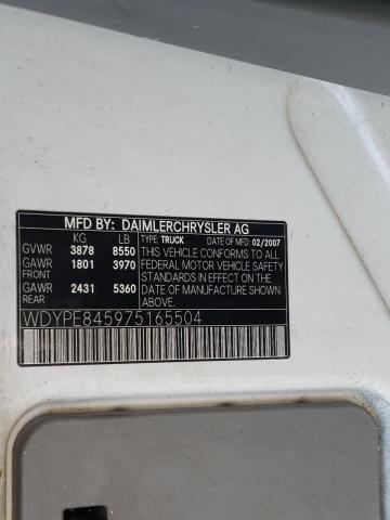 Photo 10 from auction – 2007 FREIGHTLINER SPRINTER 2 with VIN WDYPE845975165504