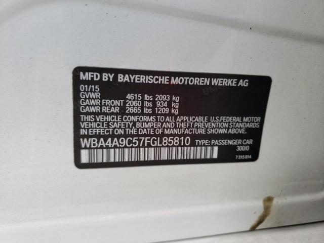 Photo 10 from auction – 2015 BMW 428 I GRAN with VIN WBA4A9C57FGL85810