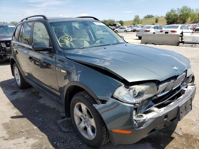 BMW X3 3.0SI 2007 with VIN WBXPC93437WE78516 - Photo from auction