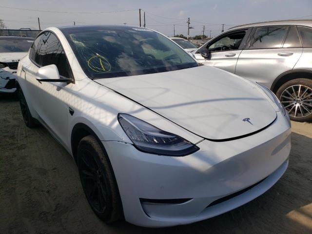 TESLA MODEL Y 2020 with VIN 5YJYGDEF1LF002588 - Photo from auction