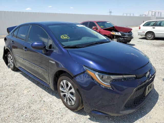 TOYOTA COROLLA LE 2021 with VIN JTDEAMDE6MJ024609 - Photo from auction