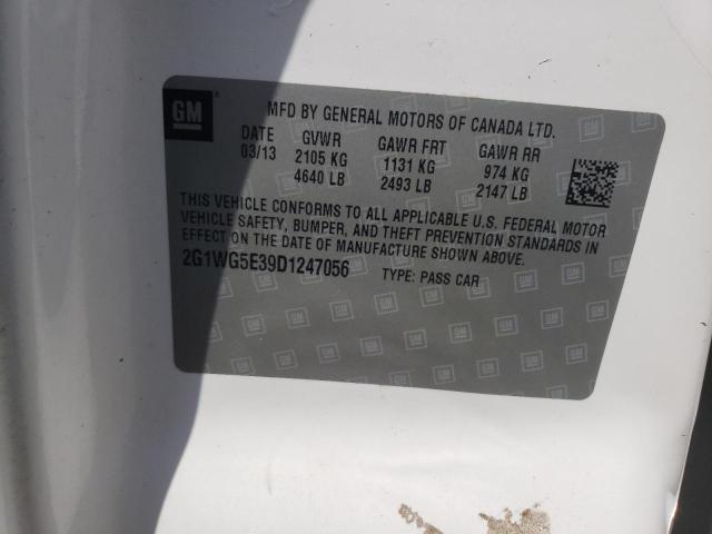 Photo 10 from auction – 2013 CHEVROLET IMPALA LT with VIN 2G1WG5E39D1247056