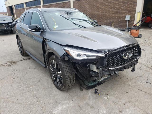 INFINITI QX50 LUXE 2021 with VIN 3PCAJ5BB5MF121773 - Photo from auction