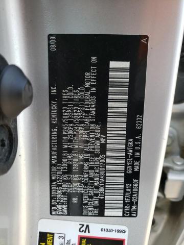 Photo 10 from auction – 2009 TOYOTA VENZA with VIN 4T3BK11A49U017005